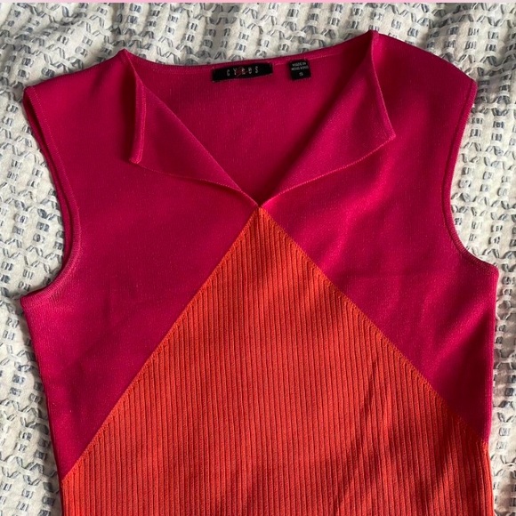 Orange and Pink Cyrus Tank - Picture 6 of 7